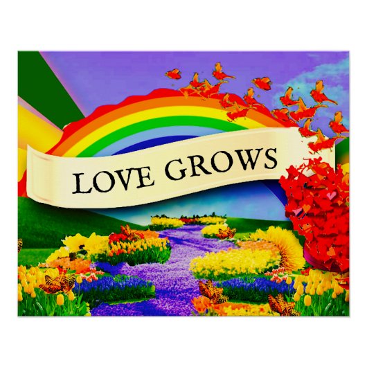 虹の向こうに ポスター (正面)