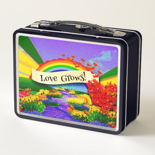 虹の向こうに メタルランチボックス (裏面)