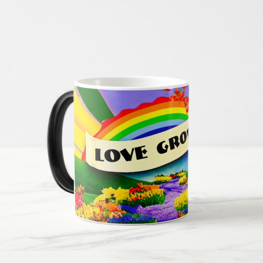 虹の向こうに モーフィングマグカップ (正面左)