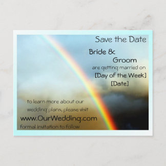 虹の向こうに 案内ポストカード