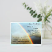 虹の向こうに 案内ポストカード (スタンド正面)