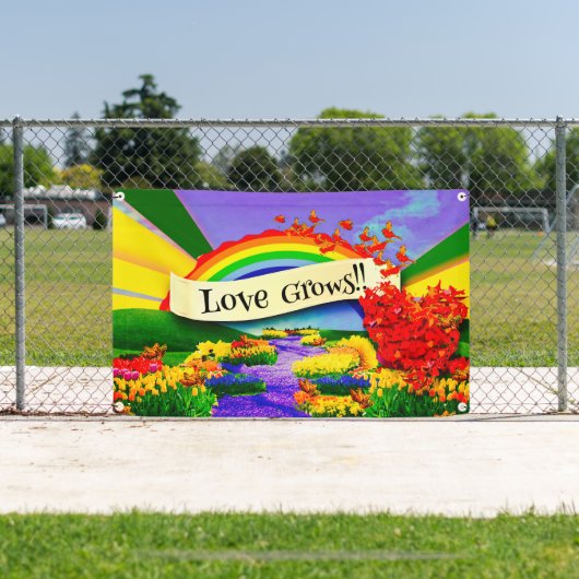 虹の向こうに 横断幕 (インサイチュ)