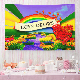 虹の向こうに 横断幕