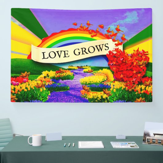 虹の向こうに 横断幕 (トレードショー)