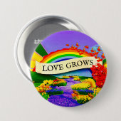 虹の向こうに 缶バッジ (正面&裏面)