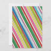 虹の向こうの誕生日パーティー招待状 招待状 (裏面)