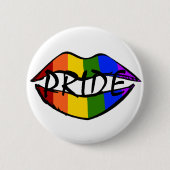 虹の唇 缶バッジ (正面)