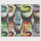 虹の唇Vape ラッピングペーパー (フラット)