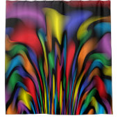 虹の噴水 シャワーカーテン (正面)