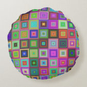 虹の四角い枕 ラウンドクッション (裏面)