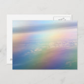 虹の地球。生命の本質 ポストカード (正面/裏面)