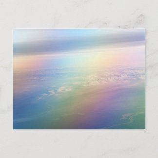 虹の地球。生命の本質 ポストカード