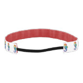 虹の多角形の木馬 アスレチックヘッドバンド (裏面)