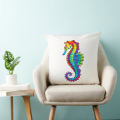 虹の多角形の木馬 クッション (椅子)