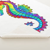 虹の多角形の木馬 シェルパブランケット (3/4)