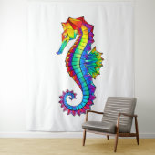 虹の多角形の木馬 タペストリー (インサイチュ)