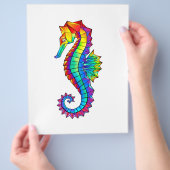 虹の多角形の木馬 チラシ (手)