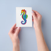 虹の多角形の木馬 チラシ (手)