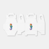 虹の多角形の木馬 フェイバーボックス (折り畳みなし)