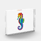 虹の多角形の木馬 フォトブロック (左)