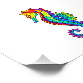 虹の多角形の木馬 フォトプリント            (角)