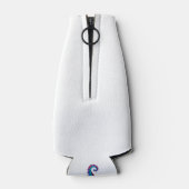 虹の多角形の木馬 ボトルクーラー (裏面)