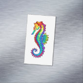 虹の多角形の木馬 マグネット名刺 (インサイチュ)