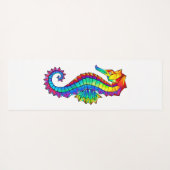 虹の多角形の木馬 ヨガマット (裏面(横))