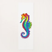 虹の多角形の木馬 ヨガマット (裏面)