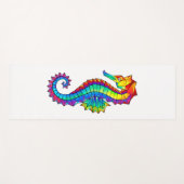 虹の多角形の木馬 ヨガマット (正面(横))