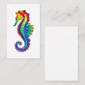 虹の多角形の木馬 名刺 (正面/裏面)