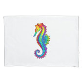 虹の多角形の木馬 枕カバー (正面)