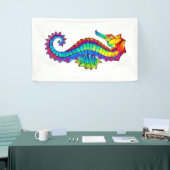 虹の多角形の木馬 横断幕 (トレードショー)