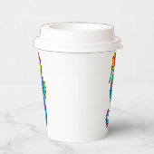 虹の多角形の木馬 紙コップ (右)