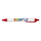 虹の多角形の木馬 黒ボールペン (ボトム)