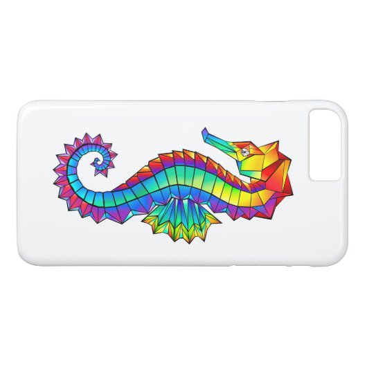 虹の多角形の木馬 Case-Mate iPhoneケース (裏面(横))