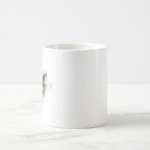 虹の多角形トンボ コーヒーマグカップ (中央)
