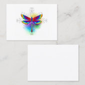 虹の多角形トンボ コーリングカード (正面/裏面)
