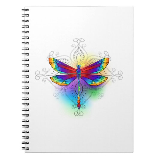 虹の多角形トンボ ノートブック (正面)