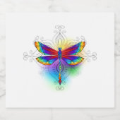 虹の多角形トンボ ビールラベル (シングルラベル)