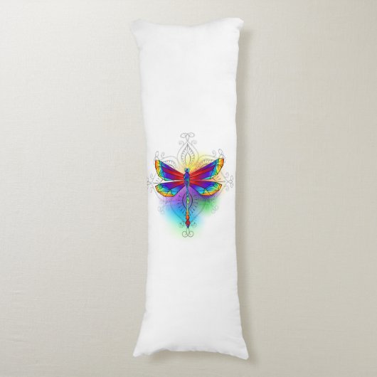 虹の多角形トンボ ボディピロー (正面縦)