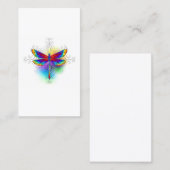 虹の多角形トンボ 割引カード (正面/裏面)