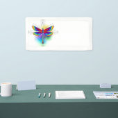 虹の多角形トンボ 横断幕 (トレードショー)