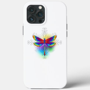 虹の多角形トンボ iPhone 13 PRO MAXケース