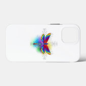 虹の多角形トンボ Case-Mate iPhoneケース (裏面 (横))