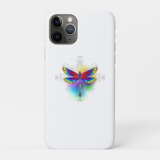 虹の多角形トンボ Case-Mate iPhoneケース (裏)