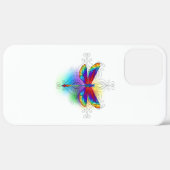 虹の多角形トンボ Case-Mate iPhoneケース (裏面 (横))