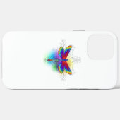 虹の多角形トンボ Case-Mate iPhoneケース (裏面 (横))