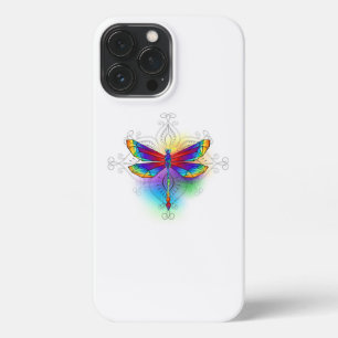 虹の多角形トンボ iPhone 13 PRO MAXケース