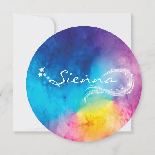 虹の夢 招待状 (裏面)